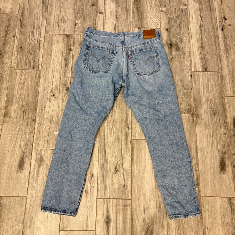 Women's Distressed Levi's Premium 501 Skinny Jeans Size W29 - Picture 2 of 9